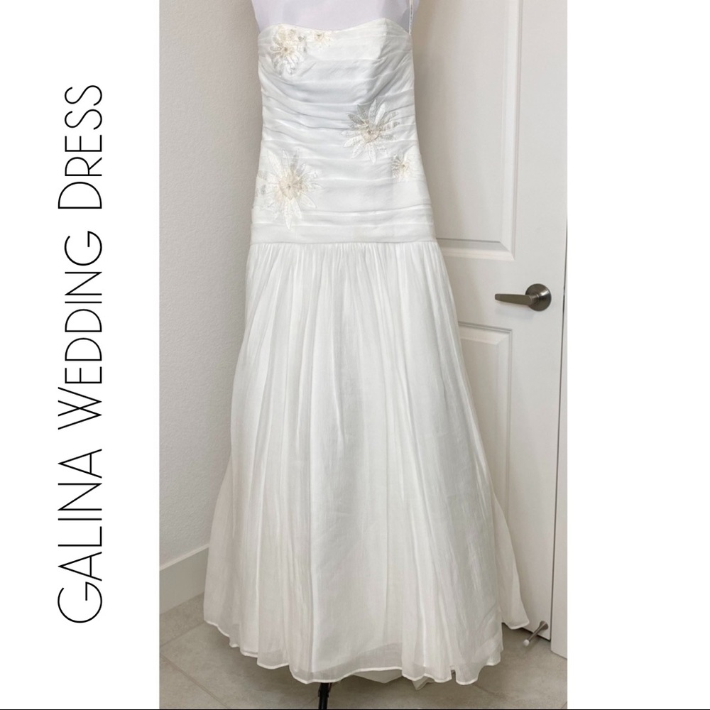 GALINA Organza Wedding Gown